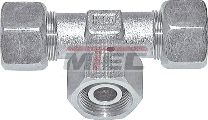 Einstellbare T-Verschr. mit Dichtkegel