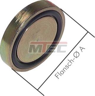 Blindplatte für SAE-Flansch