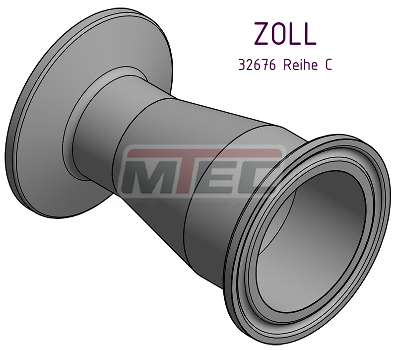 [ZOLL] Tri-Clamp Reduktion - 32676 Reihe C