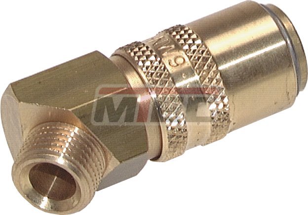 Temperierkupplungsdose mit Außengewinde