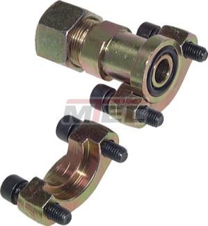 Gerade Flanschverschraubung, SAE 3000 PSI