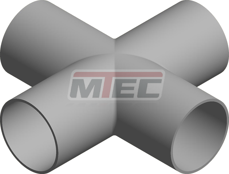 [DIN] Kreuz-Stück, lang mit Schweißende