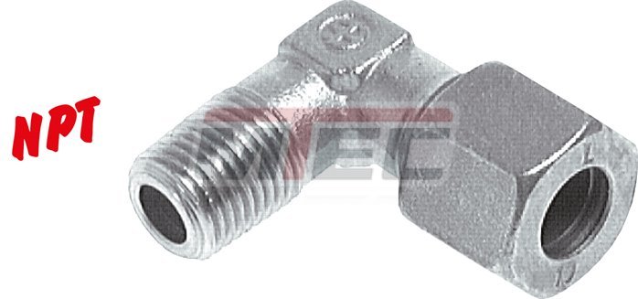 Winkel-Einschraubverschraubungen, NPT-Gewinde